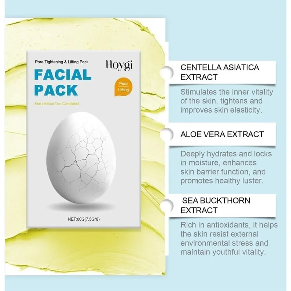Hydrating Skincare Face Mask, Moisturizing Natural Ingredients, Tighten And Firm